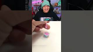 Lets make rainbow fro-yo from #miniverse cafe series 5 #craft #miniature #unboxing