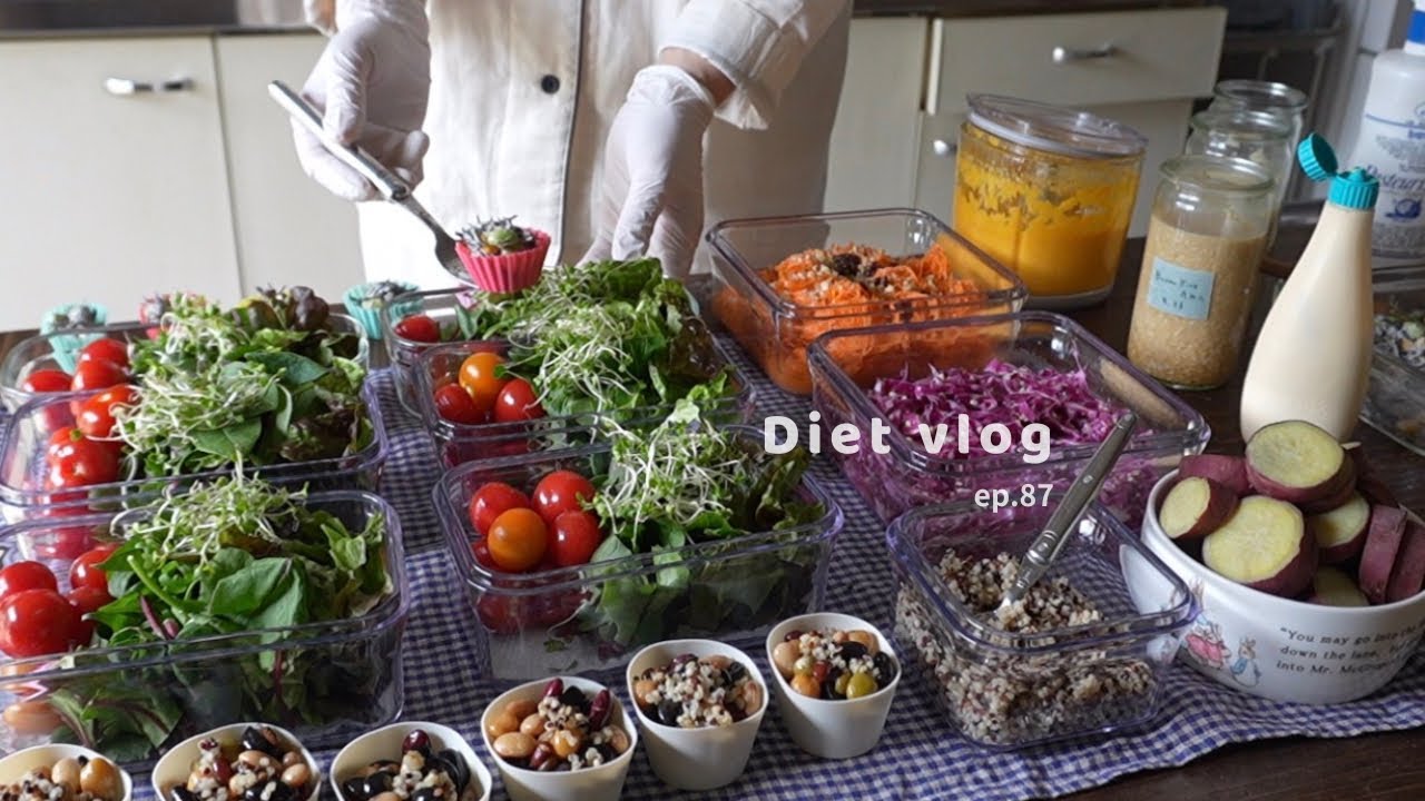 A Week of Fresh Salad Bento｜Sugar-Free Recipes｜Healthy Meals