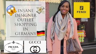 Insane Designer Shopping In Germany Outlet City Metzingen | Fendi | Gucci Prada | Valentino