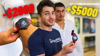 WE FLIPPED A COIN TO SETTLE A $100,000 DOLLAR WATCH DEAL!
