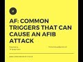 AFib and common triggers