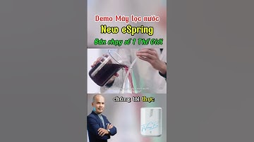 Demo máy lọc nước New eSpring của Amway! #tovuongba #amway #maylocnuoc #tobavuong
