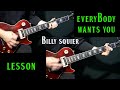 how to play &quot;Everybody Wants You on guitar by Billy Squier | guitar lesson tutorial