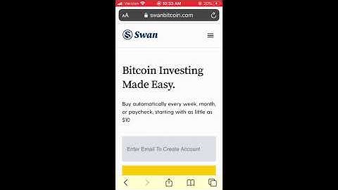 Swan Guide: How to turn the Swan Bitcoin website into a mobile app.