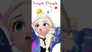 Elsa joins Simple Dimple Pop it squish Tiktok challenge Resimi