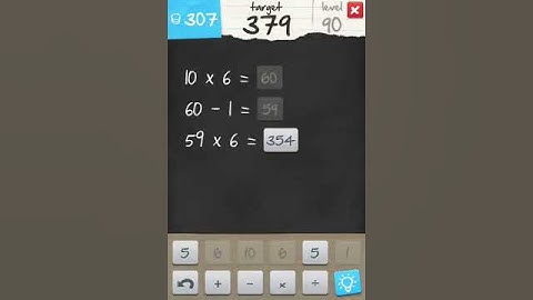 6 Numbers by Brainbow Answers Level 90