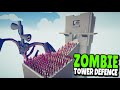 GOD UNITS vs Zombie Tower Defence | Totally Accurate Battle Simulator TABS