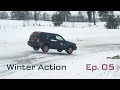 Subaru winter racing action | pure sound and slow-motion ASMR | Forester Race Cup