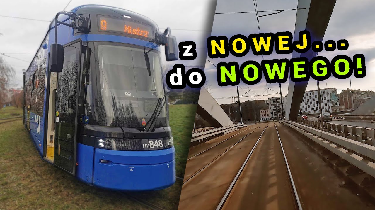 Tramwaj ZYGZAKIEM przez Kraków / linia tramwajowa nr 9 w Krakowie #krakow #polska #tramwaje 🚋🇵🇱