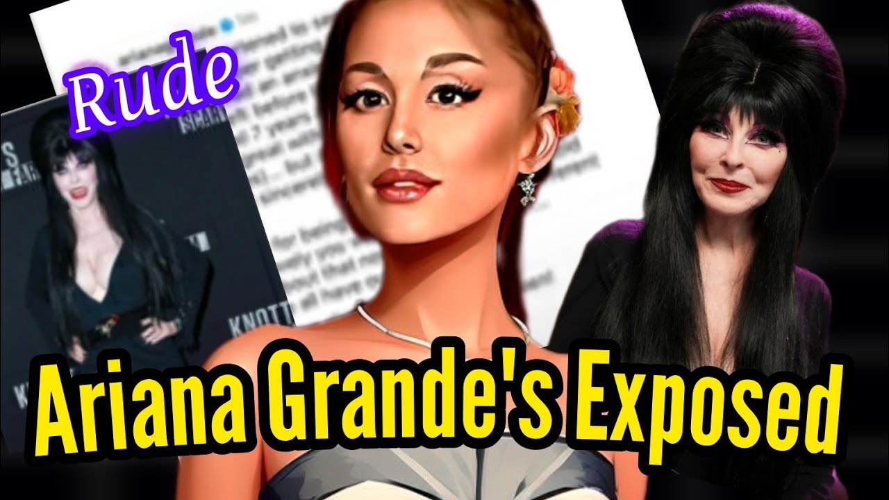 Ariana Grande Apologizes to Elvira Behavior at Meet and Greet ‘I’m So