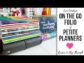 Erin Condren Folio and Petite Planner Review | EC On the Go Folio (Travelers Notebook-Style Covers)