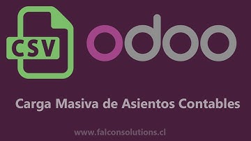 Odoo ERP 10 - Carga Masiva de Asientos Contables