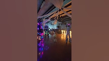 Led robots presentación #robot #ledlights #led #viralreels #ledmirrorman #quinceañera #ledrobotshow