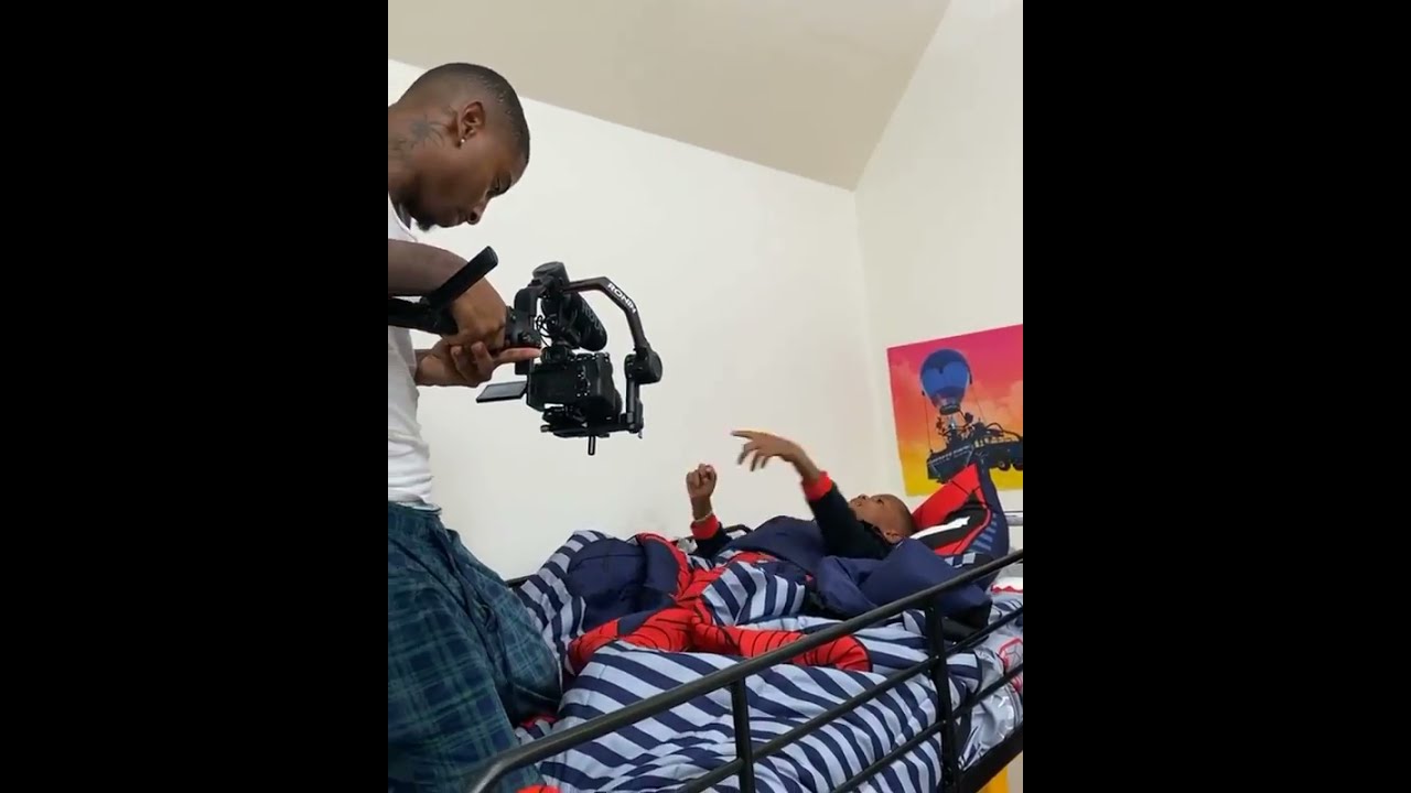 Funnymike Filming New Skit 