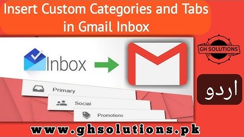 Add or Remove Categories and Tabs in Gmail Inbox || Categories and Tabs in Gmail Inbox || in 2021