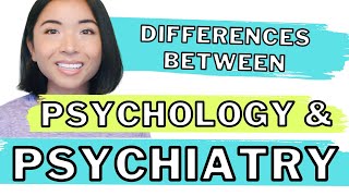 Differences between #Psychology and #Psychiatry| Dr. Jackie (Child Psychiatrist)