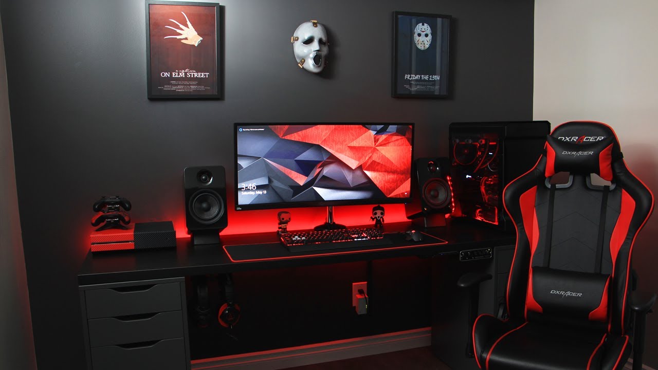 Insane Red And Black Horror Theme Setup Setup Spotlight