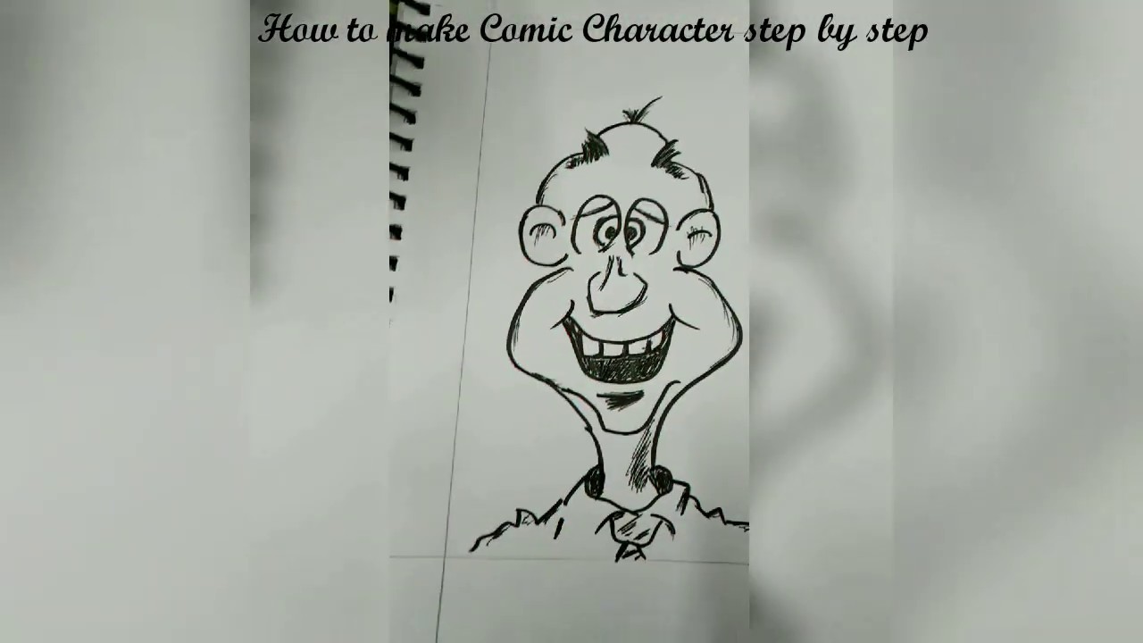 Comic Cartoon | Step by Step #comiccartoon #cartoonsktech # ...