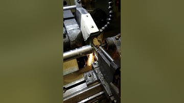 Mach4 CNC OD Grinder in process measuring.