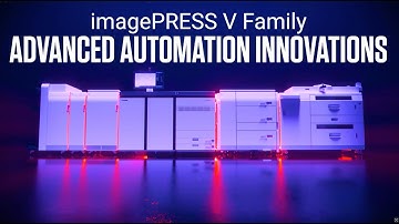Canon imagePRESS V Family Advanced Automation Innovations