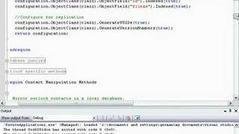 db4o Contact Sync sample for Windows Mobile 6 (Enhanced)