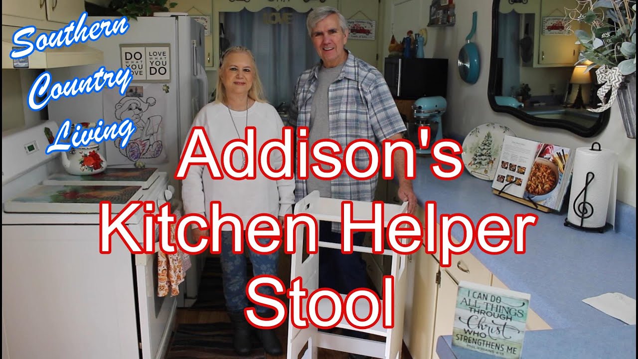 Addison's Kitchen Helper Stool Dollar Tree Vlog YouTube