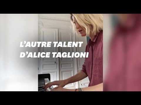 Alice Taglioni dévoile ses talents de pianiste sur Instagram