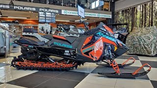 Установка кофра на тоннель снегохода Polaris Matryx