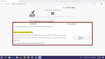 How to Auto Reload Offline Pages on Google Chrome in Windows