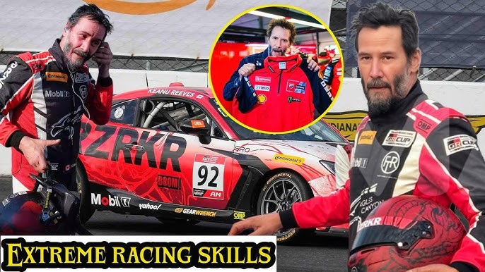 Keanu Reeves Takes Indianapolis by Storm: You Won't Believe His Racing Skills!" 😯 - YouTube