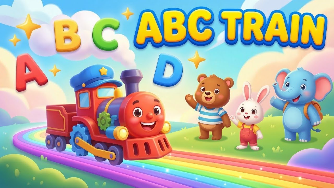 ABC Song for Kids 🚂 | A to Z Alphabet Train | Learn ABC with Toy Train ...