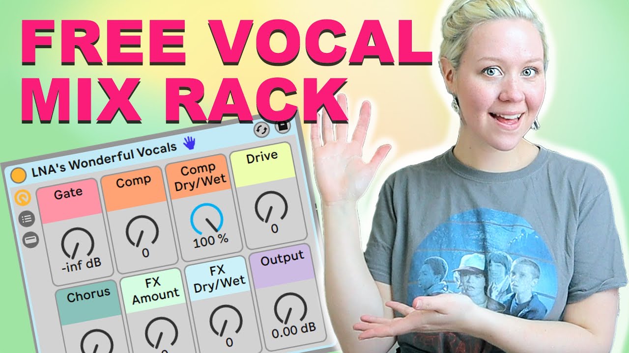 How To & Edit Vocals Ableton Stock Plugins - Free Audio Effect Rack Preset - YouTube