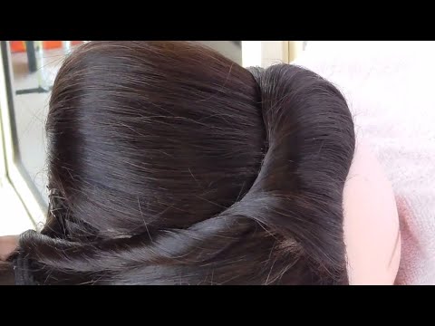 BeautiWedding Traditionsl Side Puff With Back Puff hairstyle || Wedding Hairstyle