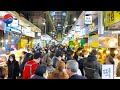 [4K] Seoul Walk - Mangwon Traditional Market on Korean Lunar New Year holidays. Pre Market Shopping