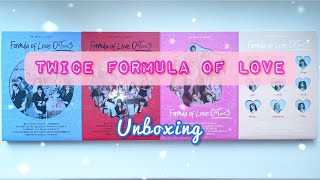 🧪 Первая распаковка альбома женской группы // Twice (트와이스) Formula Of Love unboxing 🧪