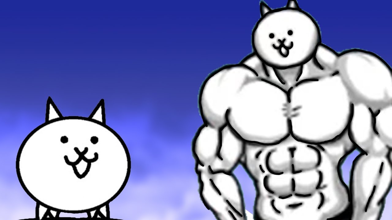 Кот качок рисунок