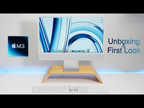 M3 iMac Unboxing,