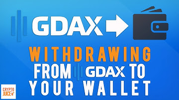 How to withdraw from GDAX to your wallet.