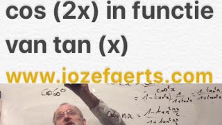 1814 cos (2x) in functie van tan (x)