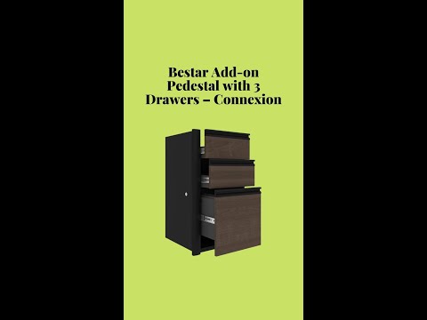 Bestar Add on Pedestal with 3 Drawers Connexion | viral video | FURNITURE ATOZ #shorts