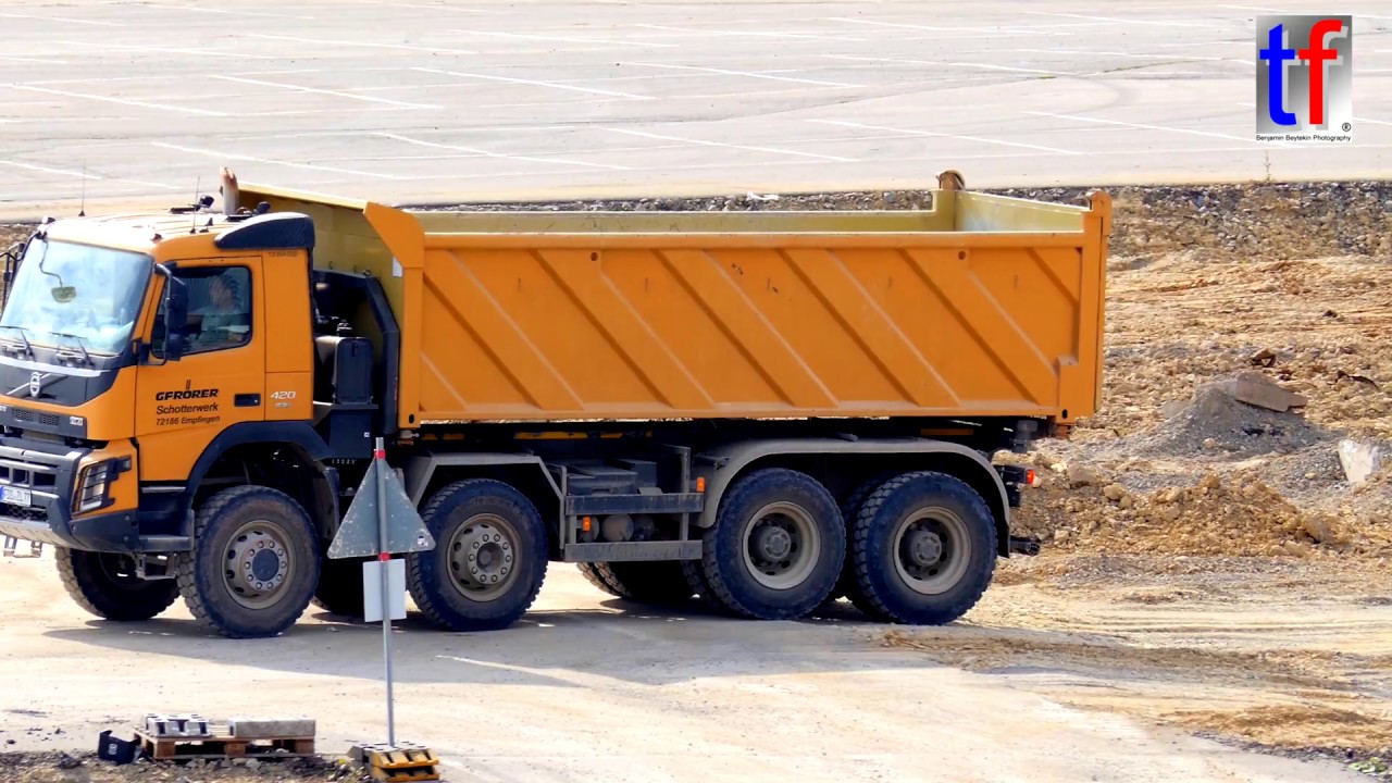 VOLVO FMX 420 Dump Trucks on the Site / auf der Baustelle, Germany