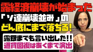 【露経済崩壊が始まった】ソ連崩壊並みのどん底にまで落ちる！！露銀までもが言い出した！通過回復はあくまでも演出で意味がない。