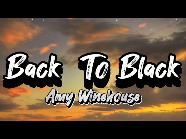 Amy Winehouse - Back To Black 