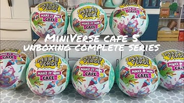 *NEW MiniVerse Cafe 5: Unboxing complete series