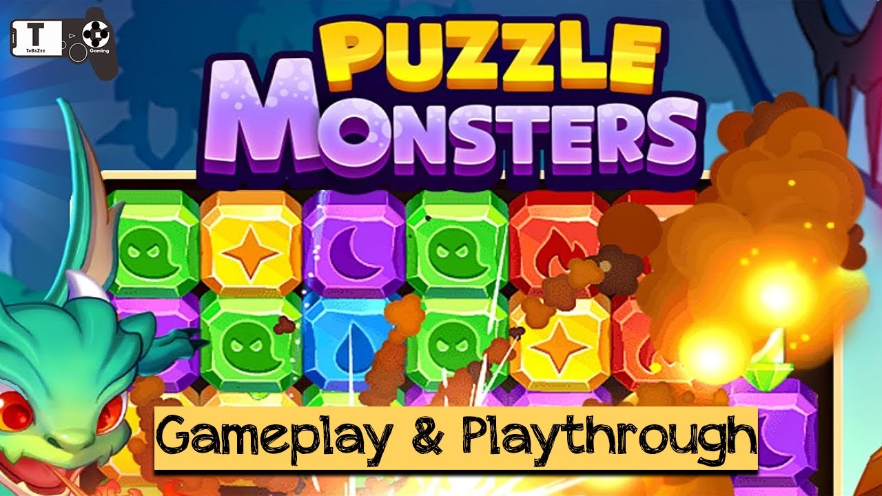 Puzzle Monsters - 1:1 Online Puzzle Battle - Android / iOS Gameplay