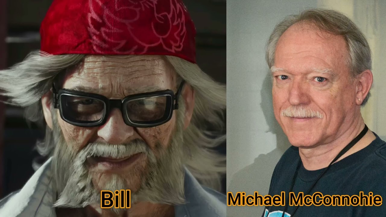 Character and Voice Actor - Final Fantasy VII Rebirth - Bill - Michael McConnohie