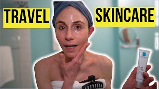 Minimalist Travel Skincare Routine | Travel Vlog