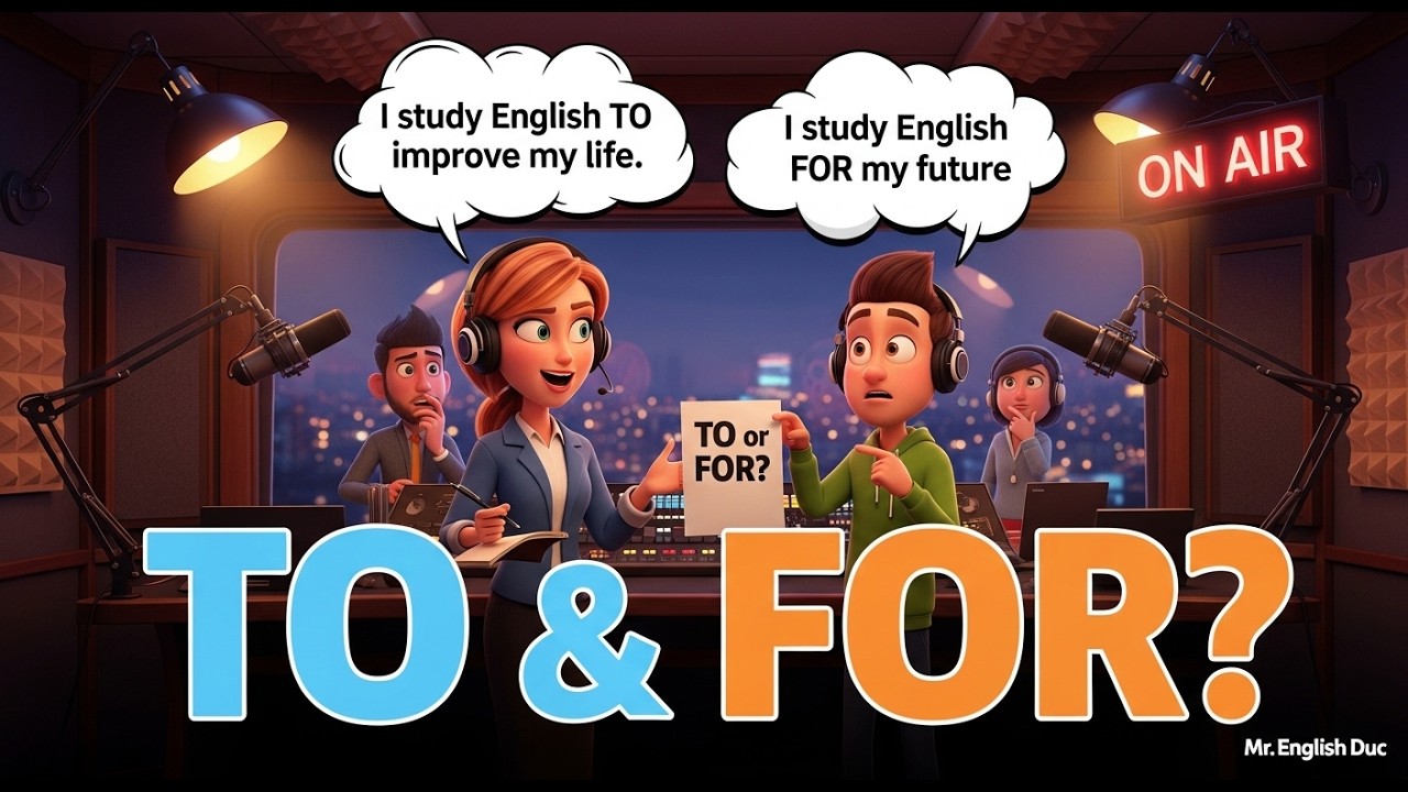 How to Use TO & FOR in Real English (Stop Making This Mistake!)
