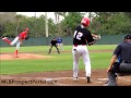 Jose almonte of dominican prospect league  base hit  texas rangers