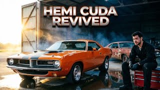 We Rescued an Abandoned 1970 Plymouth Hemi Cuda – Full Restoration From Rust to Legend😭